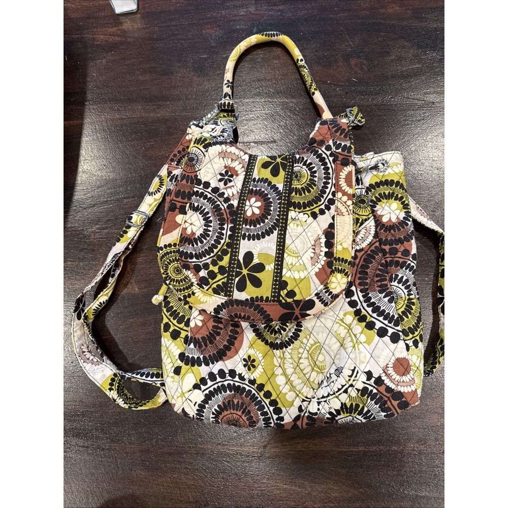 Vera Bradley Cocoa Moss Back Pack